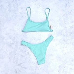 Sea foam swim suit